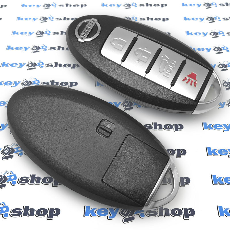 Корпус смарт ключа для NISSAN (корпус) 3 кнопки + 1 кнопка (PANIK), (с лезвием) - фото 2 - id-p1746918597