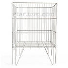 Кошик "LALA 600" розпродажна склада 600х600х595мм білий. Стіл накопичувач презентаційний для розпродажу. Кошик торговий підлоговий, фото 2