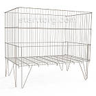 Кошик "LALA 900" розпродажна складана 900х600х580мм, білий. Кошики торгові презентаційні для торгівлі та розпродажів у магазин, фото 2