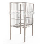 Кошик " REN-595" 595х410х(900/500)мм, білий. Презентаційний стіл. Промо кошик для розпродажів та акцій, фото 2