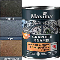 Фарба для металу Maxima graphite enamel 3в1 (0.75кг)