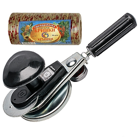 Набір кришка закаточна "Господарочка" 50 шт та ключ закаточний автомат «МЗА-П Люкс» з підшипником, модернізована «Продмаш»