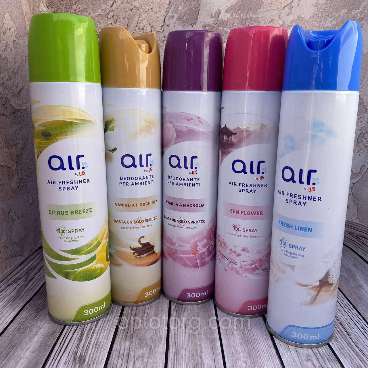 Освіжувач повітря Air by W5 Німеччина 300 мл в асортименті продаж