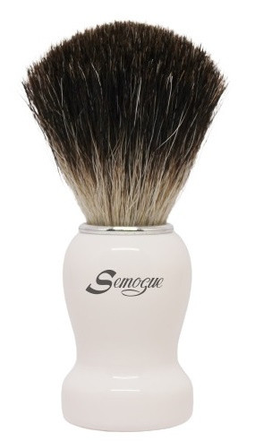 Помазок для гоління Semogue Pharos-C3 Pure Black Badger Artic White, фото 1