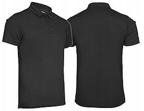 Футболка-поло чорна тактична 10961002
