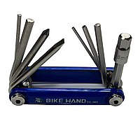 Набір шестигранників, мультитул Bike Hand YC-262 Синій