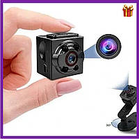 Мінікамера SQ8 Mini DX Camera якісна чорна, Хороша якість вночі Маленька камера інфрачервона