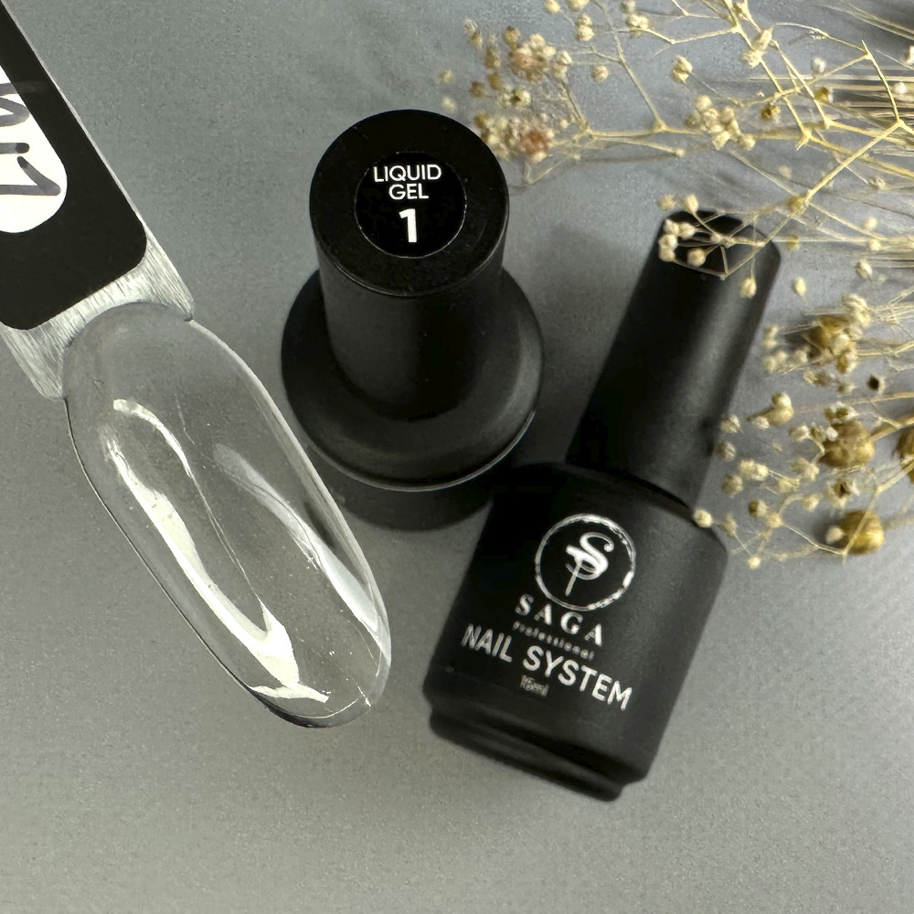 Гель для наращивания Saga professional Liquid Gel №1 15 мл
