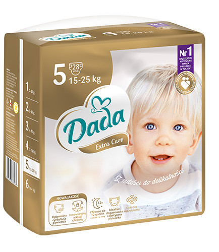 Підгузки Dada Extra care Польща 5 (15-25 кг) 28 шт.