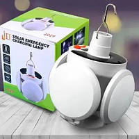Ліхтарик лампа для кемпінгу JG Solar Emergency Charging Lamp