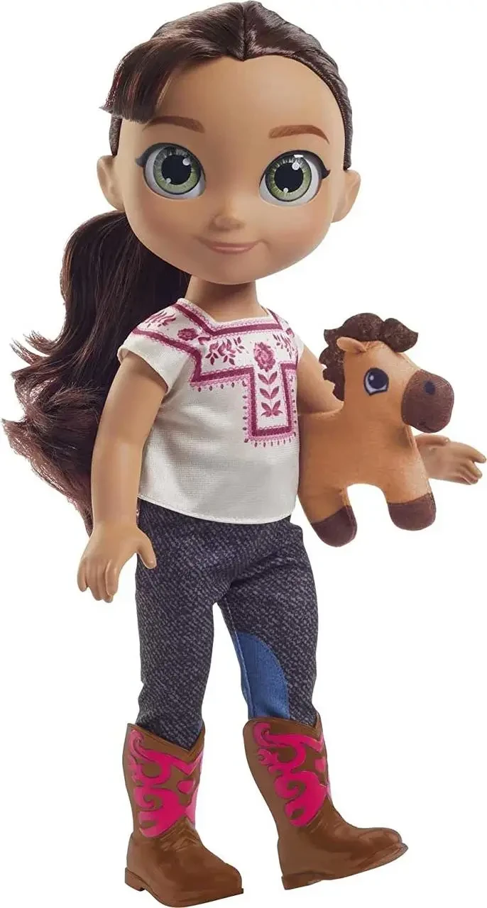 Велика лялька Лаки з плюшевою конячкою Спіріт Mattel Spirit Untamed Toddler Lucky GXF93