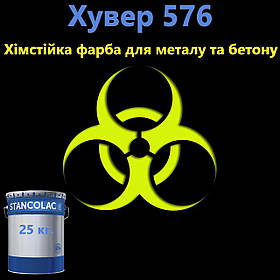 Хувер 576 Хімстійка фарба для агресивного середовища, бетон, метал