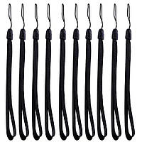 Шнурок для телефона флешки камери на руку чорний 13 см