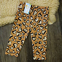 Велосипедки дитячі сердечка леопард Five Stars 10673-104p