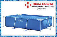 Бассейн каркасный прямоугольный интекс (260х160х65 см) Intex 28271