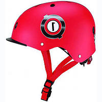 Шлем защитный детский Globber Гонки красный с фонариком, 48-53см (XS/S) 507-102