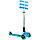 Самокат GLOBBER серії PRIMO foldable lights блакитний, колеса з підсвічуванням до 50кг DW-432-101-2, фото 5