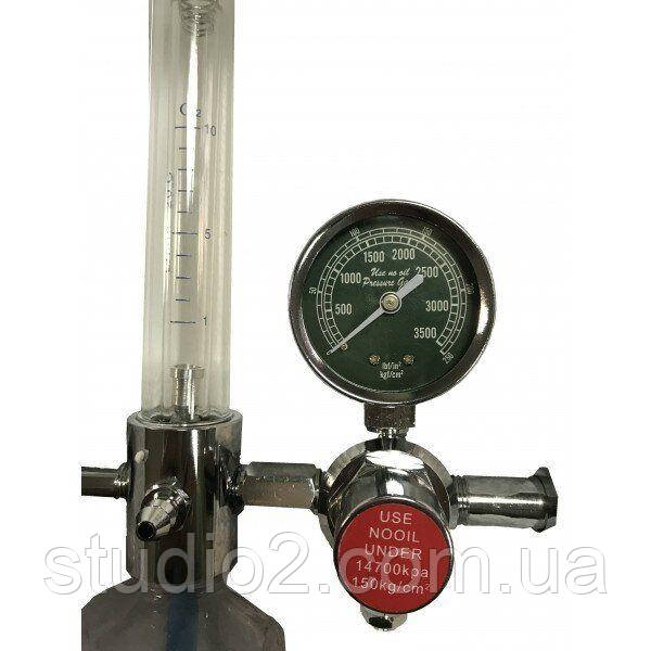 Y-001 зволожувач кисню "Медика" з витратоміром і редуктором (Кисневий регулятор), фото 1