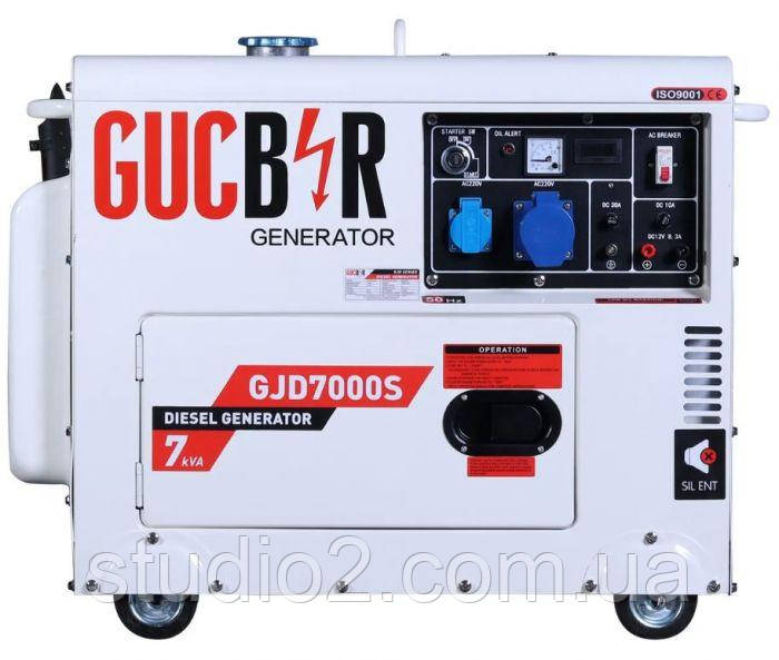 Генератор Gucbir GJD7000S 6.0 кВт, фото 1
