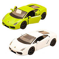 Автомодель - Lamborghini Gallardo LP560-4 (2008), (ассорти белый, светло-зеленый металлик, 1:32) 18-43020