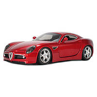 Автомодель - Alfa 8C Competizione (2007) (асорті чорний металік, червоний металік, 1:32) 18-43004