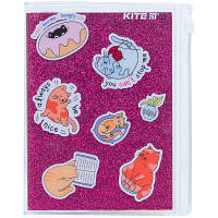 Блокнот Kite силиконовая обложка, 80 л., Pink cats (K22-462-1) - Топ Продаж!