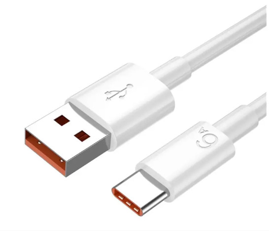 Кабель Xiaomi 6A Type-C fast charging data cable White