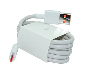 Кабель Xiaomi 6A Type-C fast charging data cable White, фото 3