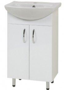 Тумба класік 60 з умивальником Церсанія в ваную кімнату, фото 1