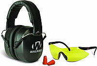 Наушники и очки для стрельбы, Комплект безопасности Walker's EXT Plugs, черный, левый/правый
