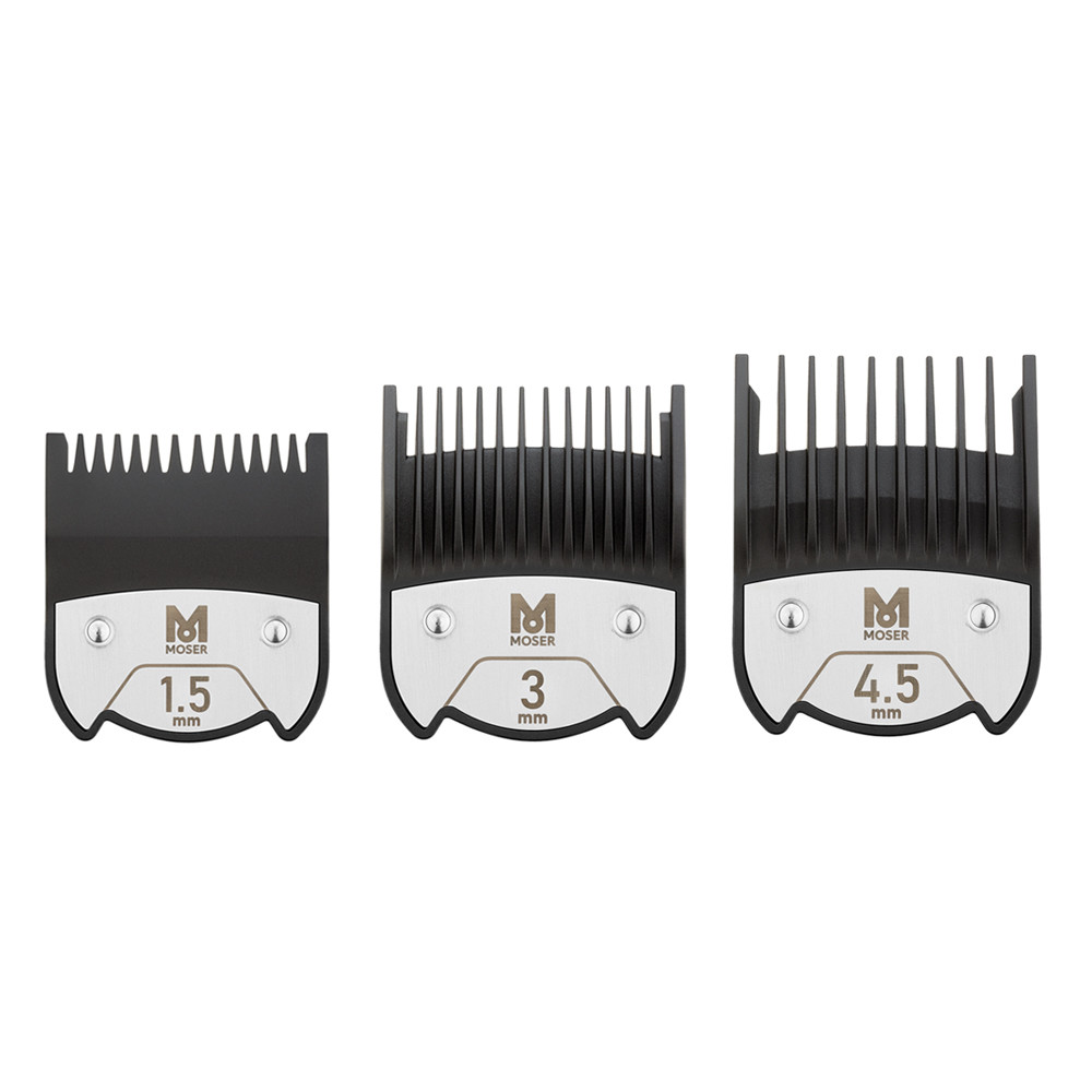 Набір насадок Moser Magnetic Premium Combs (1.5, 3, 4.5 мм) 1801-7010