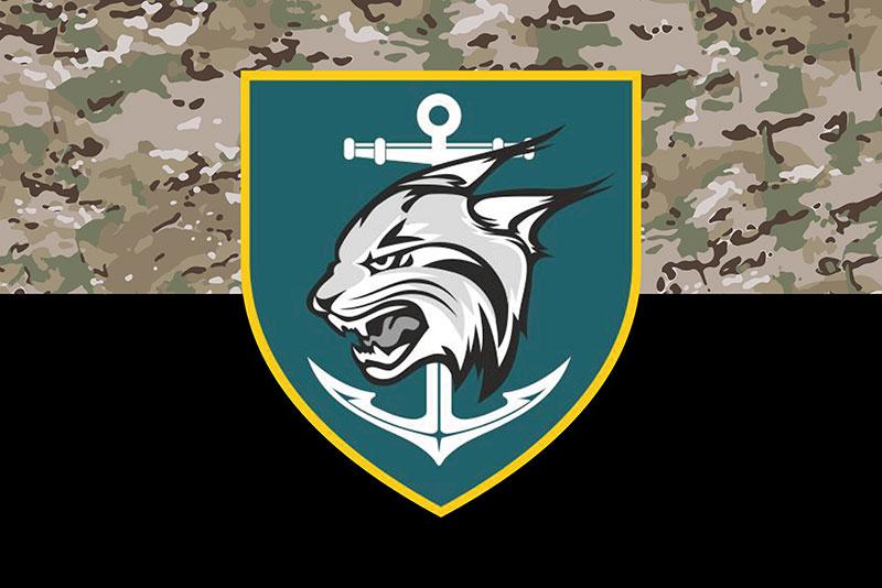 Прапор 137 ОБМП ЗСУ камуфляж-чорний