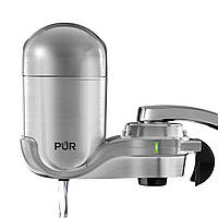 Система фильтрации воды PUR PLUS с креплением на смеситель, нержавеющая сталь вертикальное крепление