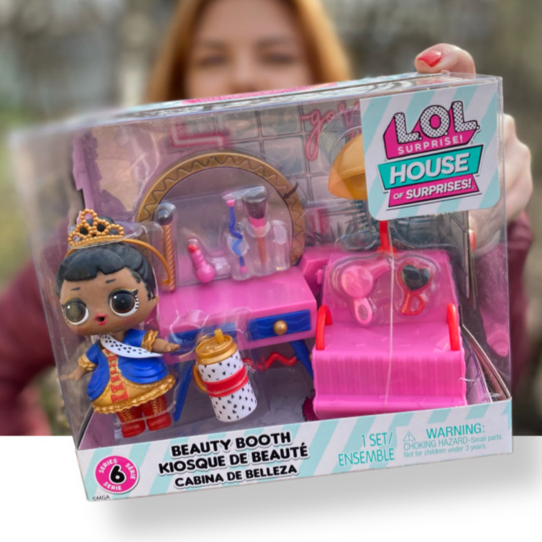 УЦІНКА (Примʼята коробка) Ігровий набір з лялькою L.O.L. Surprise Маленькі кімнатки Салон краси її Величності (583776), фото 1