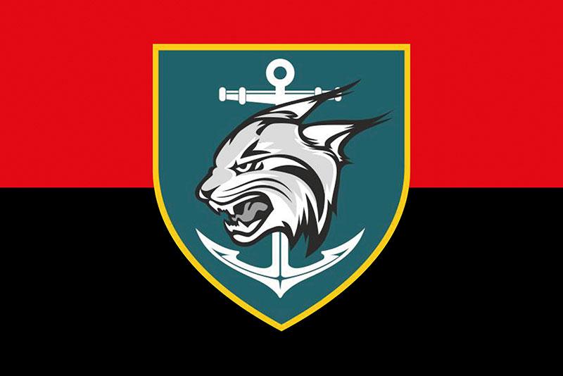 Прапор 137 ОБМП ЗСУ червоно-чорний