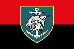 Прапор 137 ОБМП ЗСУ червоно-чорний