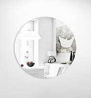 Просте дзеркало без рами кругле 600х600 мм (БЦ-стіл ТМ)