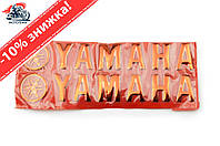 Наклейка буквы YAMAHA (20х6см, 2шт, красные) (#4751)