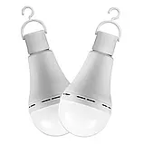 Світлодіодна (LED) автономна лампа E27 15W з акумулятором та з гачком з вимикачем, фото 3