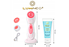 Щіточка для очищення обличчя Lumineo Brush pink + гель-спа, фото 8
