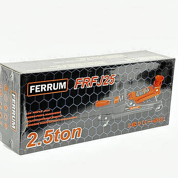 Гідравлічний підкатний домкрат FERRUM 2500кг, фото 4