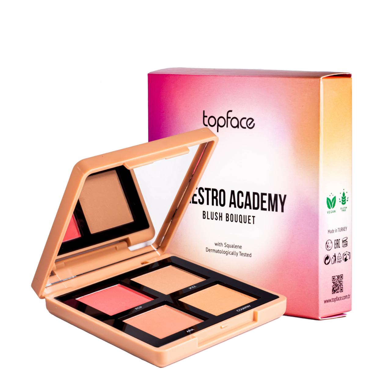 Палітра рум'ян Topface Maestro Academy Blush Bouquet PT355 № 02