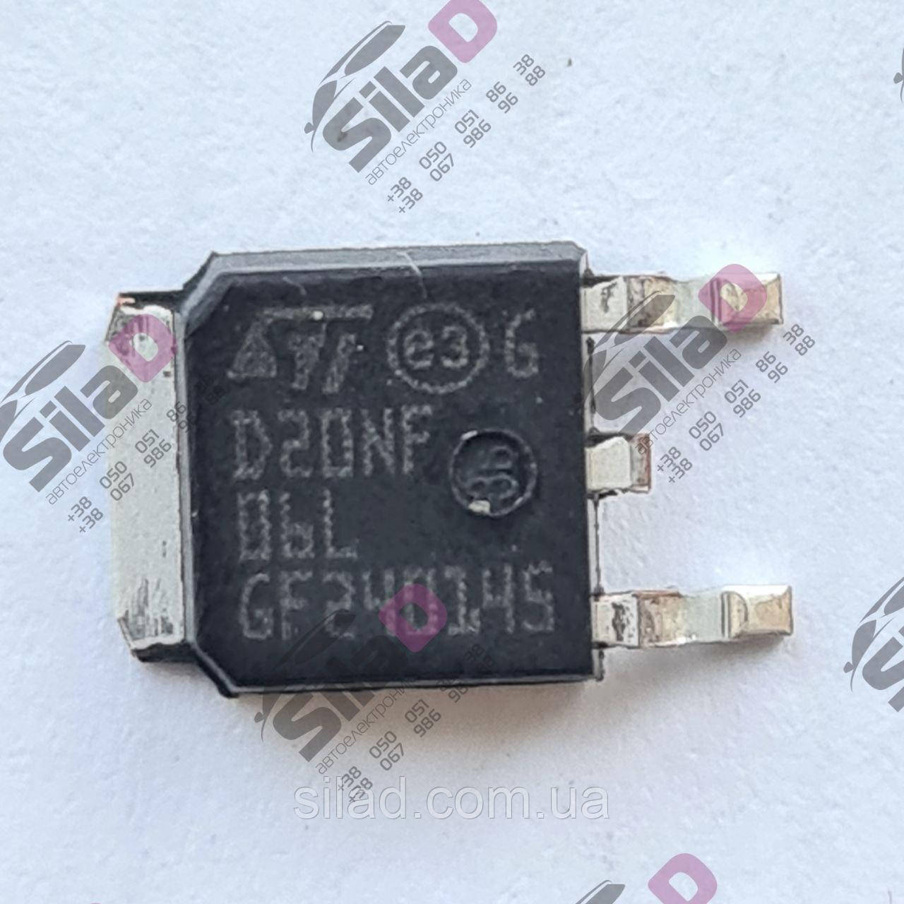Транзистор STD20NF06L marking D20NF06L STMicroelectronics корпус DPAK, фото 1