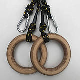 Дитячий навісний набір (кільця, канат, сходи) DNN-3К-2.2 М (жовто-чорний), фото 4