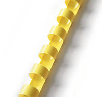 Пластиковые пружины желтые Ф12 мм, уп 100 шт