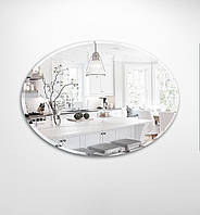Дзеркало з фацетом без рами овальне 1000х600 мм (БЦ-стіл ТМ)