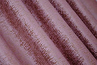 Шторная ткань бархат, высота 2,8м. Цвет розовый с золотистым. Код 1126ш