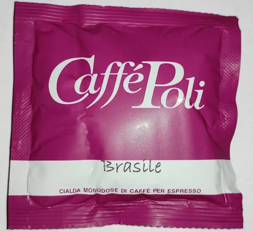 Кава в чалдах (молодозах) Caffe Poli Бразилія 100шт., Італія (кава в таблетках)