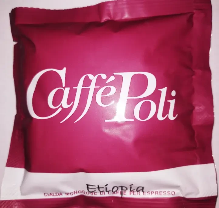 Кава в чалдах (молодозах) Caffe Poli Ефіопія 100шт Італія (кава в таблетках) Ethiopia
