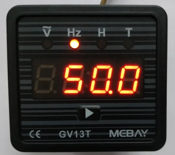 Вольтметр змінної напруги з лічильником напрацювання GV13T 220В Прилад для вимірювання напруги генератора, фото 1